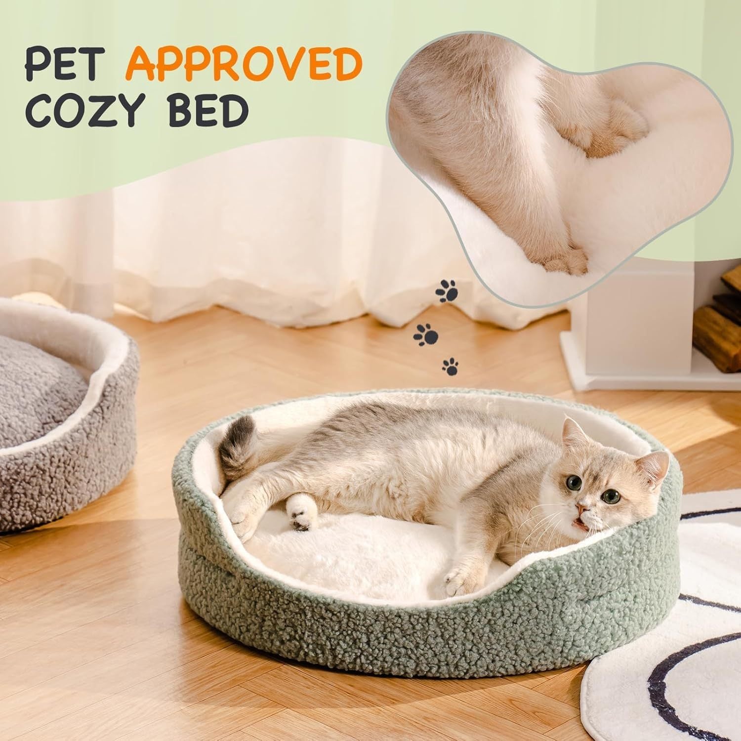 Mewoo Washable Pet Bed